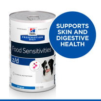 Hills Prescription Diet zd Food Sensitivities AdultSenior Wet Dog Food Original - Support skin and digestive health