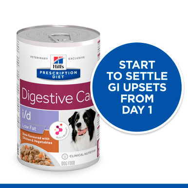 Hills Prescription Diets For Dogs i/d Low Fat Digestive Care