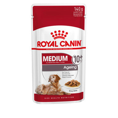 Royal Canin Medium Ageing 10+ Senior in Gravy Wet Dog Food