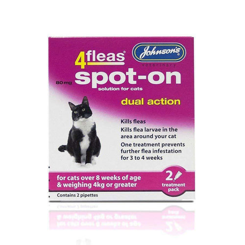 Johnson's 4Fleas Spot-On Dual Action Flea Treatment for Cats