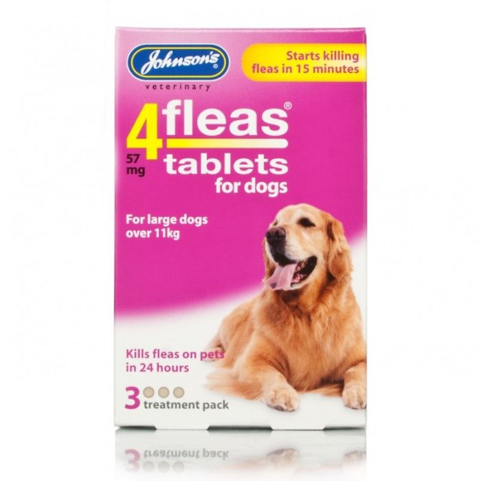 Johnsons 4Fleas Tablets for Dogs