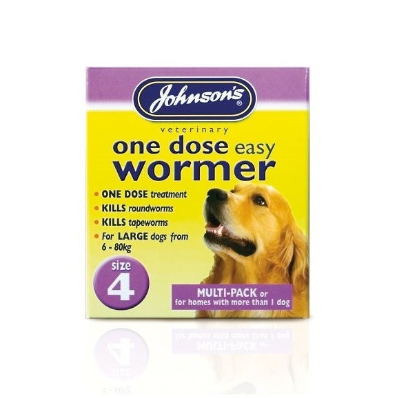 Johnsons One Dose Wormer for Dogs