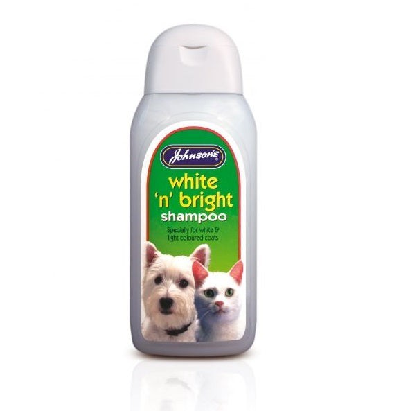 Johnsons White & Bright Shampoo for Dogs & Cats