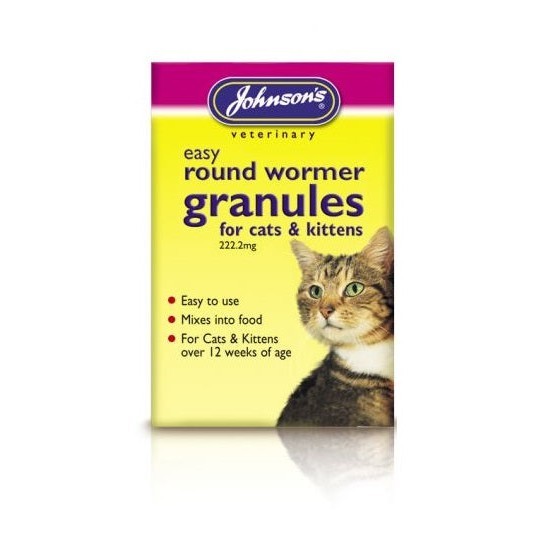 Johnsons Easy Wormer Granules for Cats & Kittens 3sachets