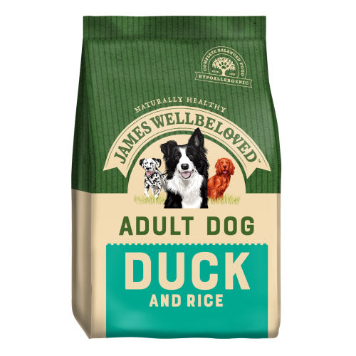 James Wellbeloved Canine Kibble Adult Duck & Rice 15Kg