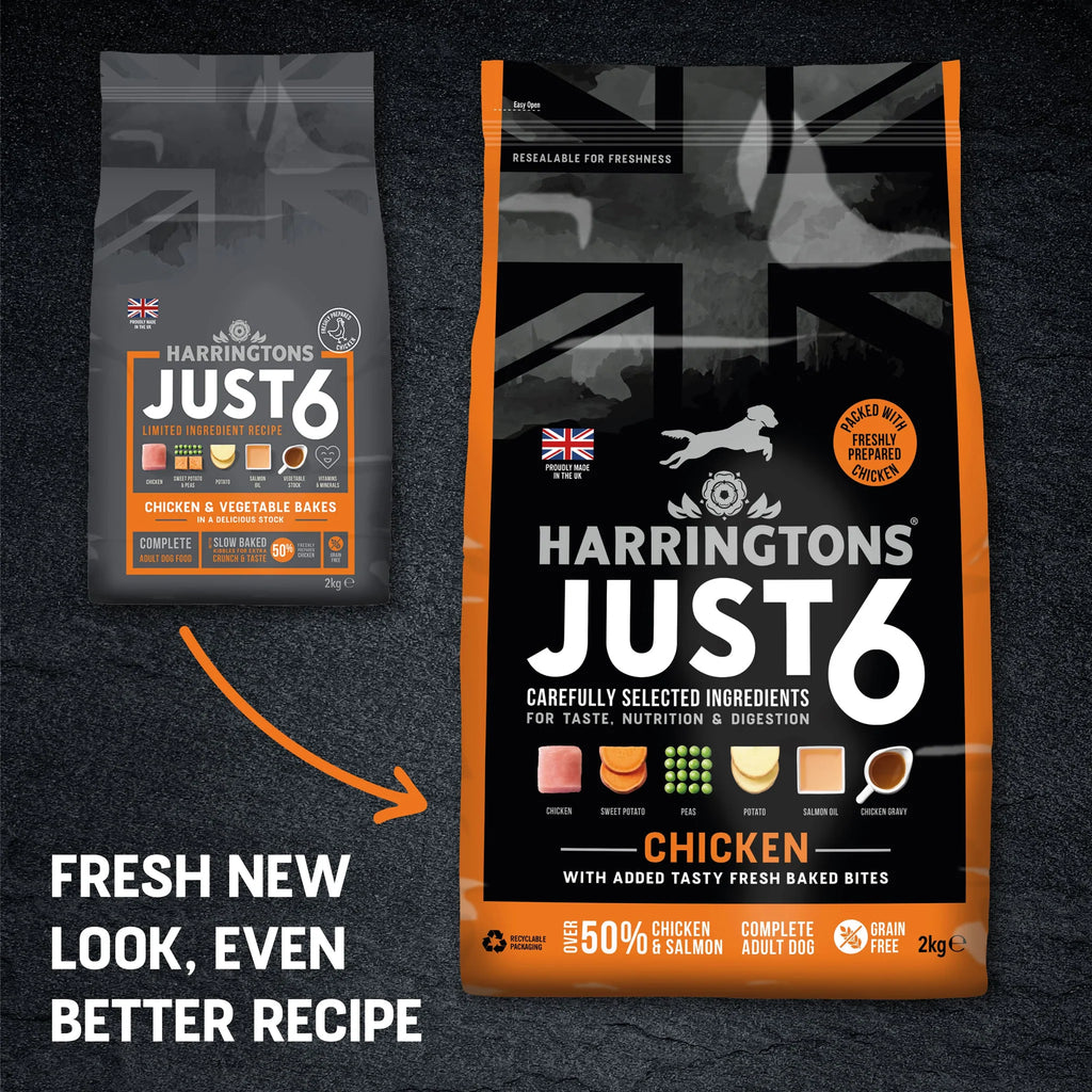 Harringtons Just 6 Chicken Complete Dry Dog Food