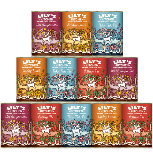 Lily's Kitchen Grain Free Multipack Wet Dog Food 12x400g