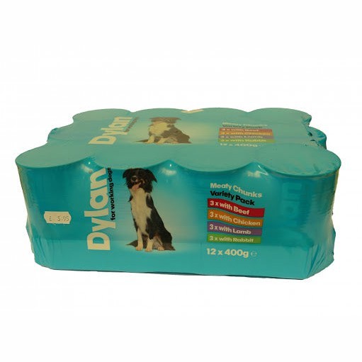 Dylan Grain-Free Meaty Chunks for Working Dogs 400g
