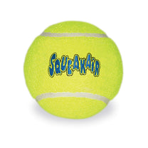 KONG AirDog Squeakair Tennis Ball With Rope Medium