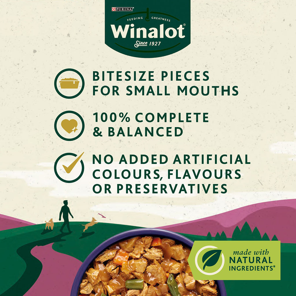 Winalot Small Dog Wet Dog Food Pouches Mixed In Gravy