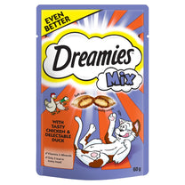 Dreamies Mix -Chicken And Duck Treats for Cat 60g