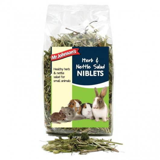 Mr Johnsons Herb & Nettle Salad For Small Animals 100g