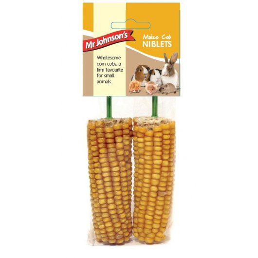 Mr Johnsons Maize Cob Niblets For Small Animals