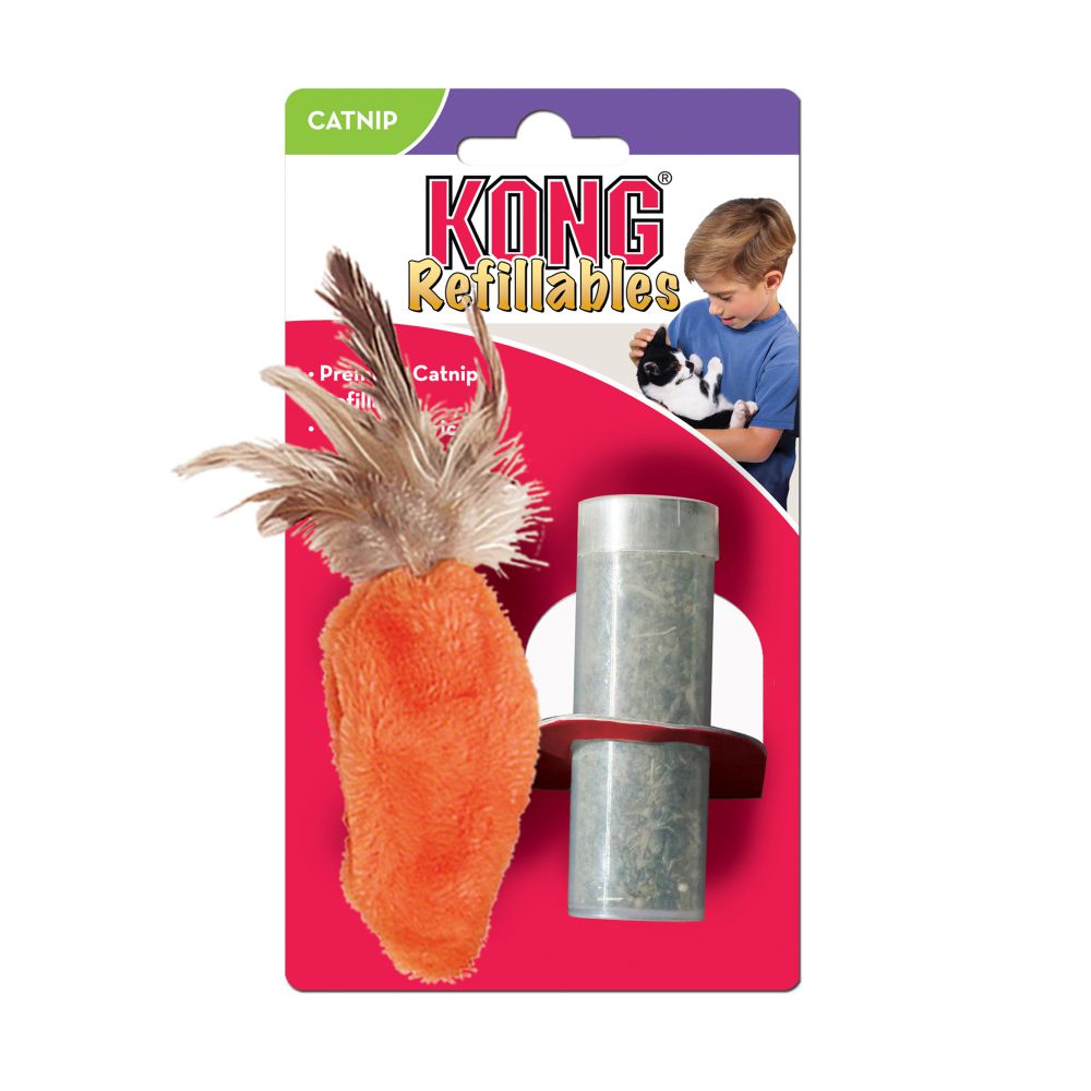 KONG Refillables Carrot Toy for Cats