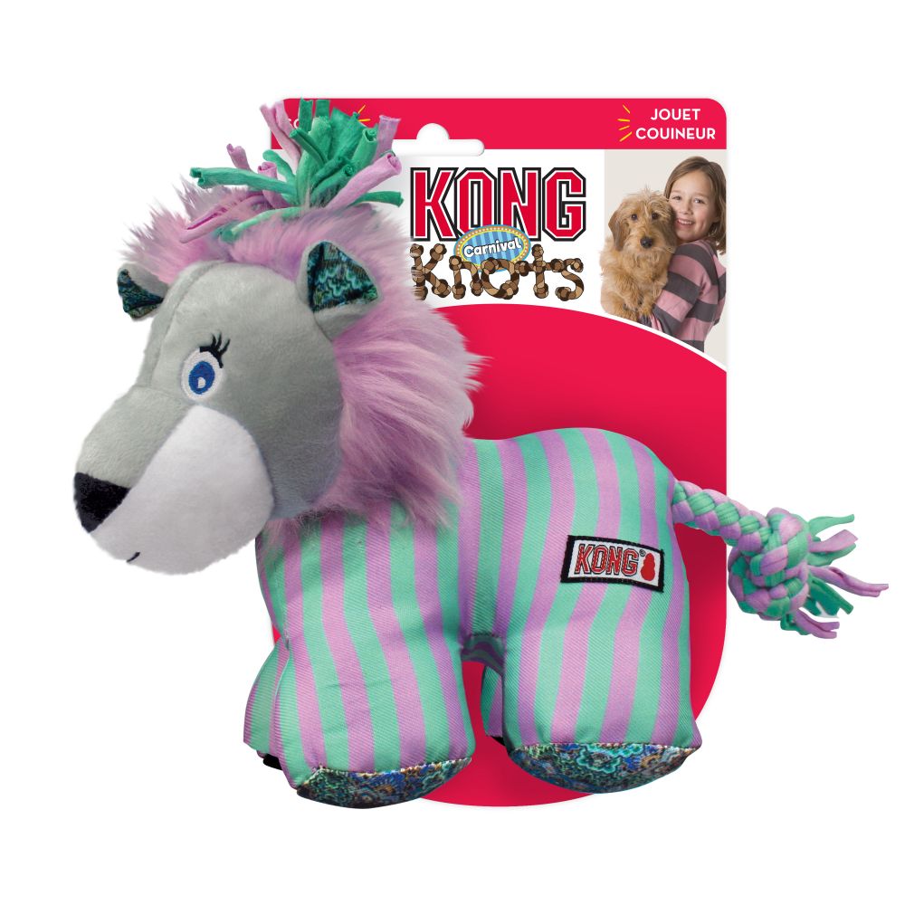 KONG Knots Carnival Lion Toy for Dogs - Small/medium