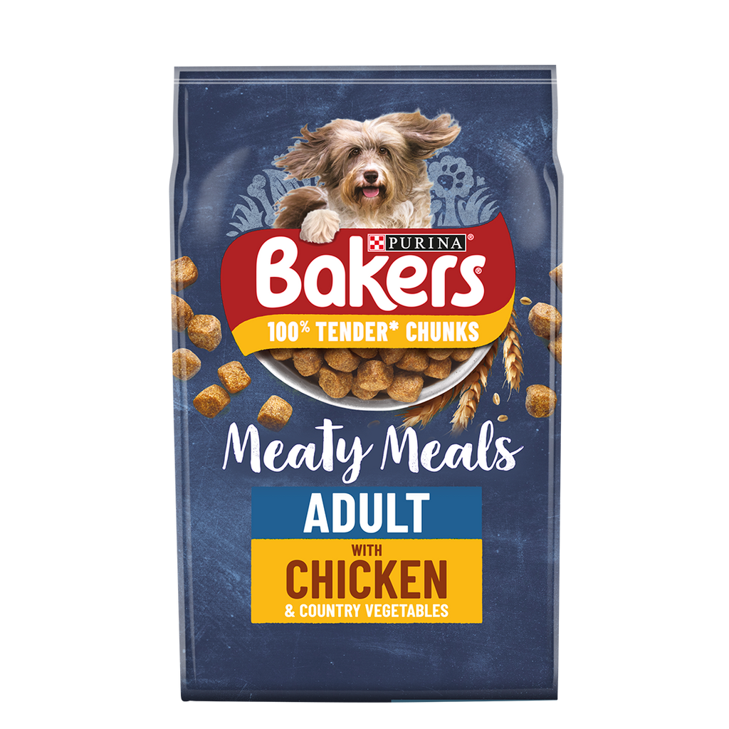 Bakers Complete Adult Meaty Meals Chicken Dry Dog Food