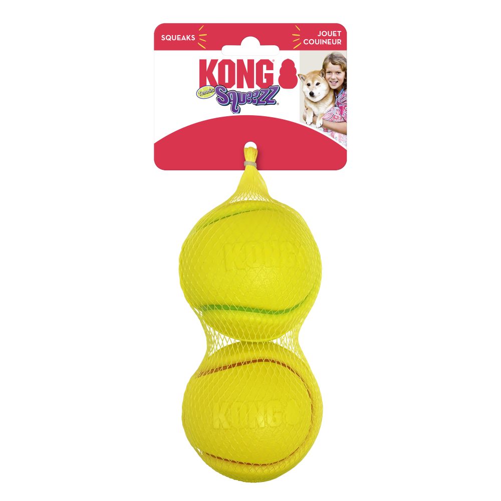 KONG Squeezz Tennis Assorted Toy for Dogs
