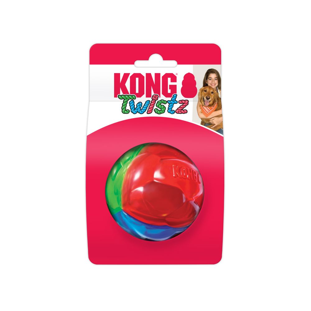 KONG Twistz Ball Toy for Dogs - Medium