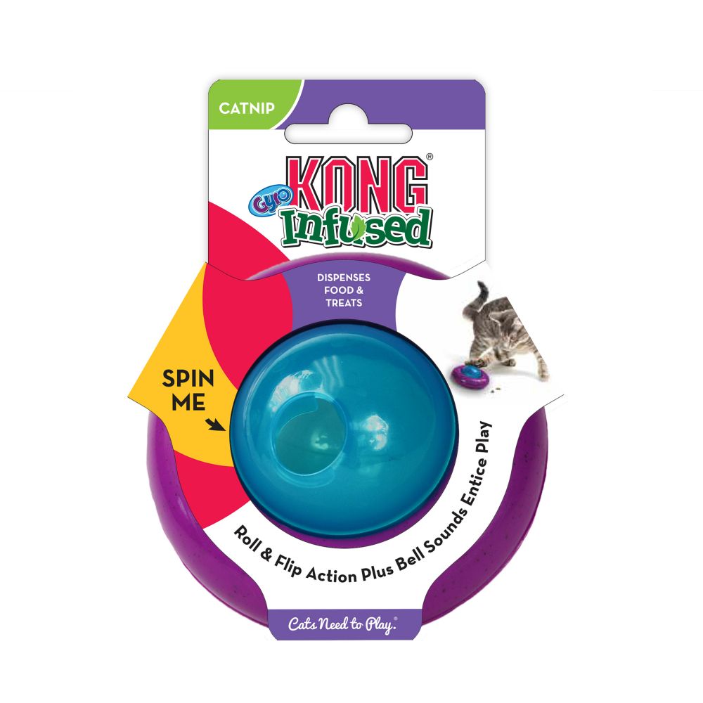 KONG Infused Cat Gyro Toy for Cats