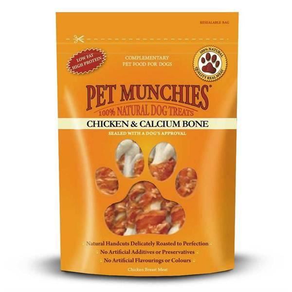 Pet Munchies Chicken Dog Treats Chicken & Calcium 1 x 90g