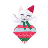 Holiday Crackles Santa Kitty