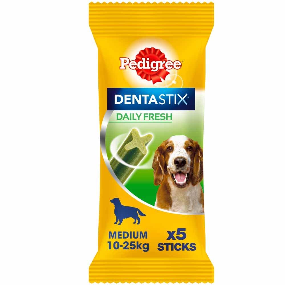 Pedigree Dentastix Fresh Daily Dental Chews for Medium Dogs - 5 sticks
