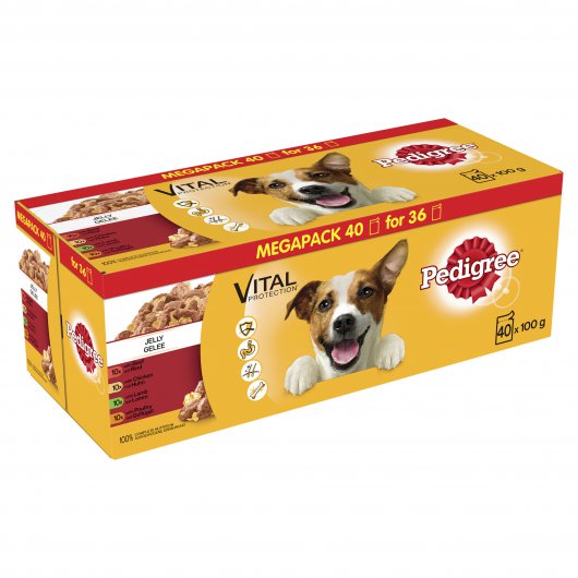 Pedigree Mixed Selection in Jelly in Pouch for Dogs 100g