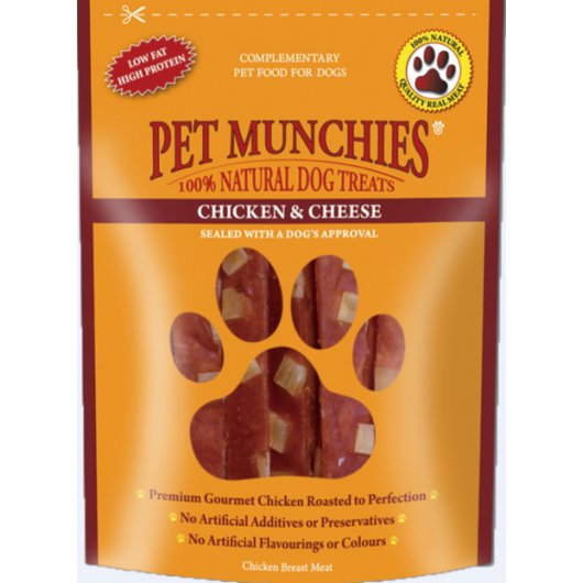Pet Munchies Chicken & Cheese Dog Treats 1 x 50g