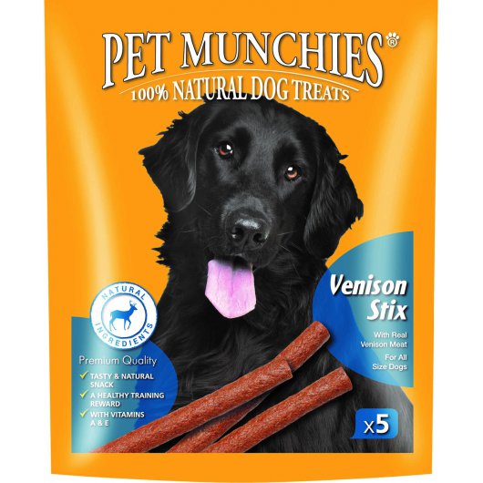 Pet Munchies Venison Stix Dog Treats 1 x 50g