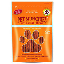 Pet Munchies Wild Salmon & Sweet Potato Dental Treats for Dogs 90g