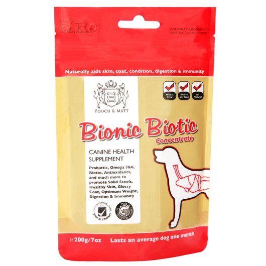 Pooch & Mutt Bionic Biotic Supplement for Dogs