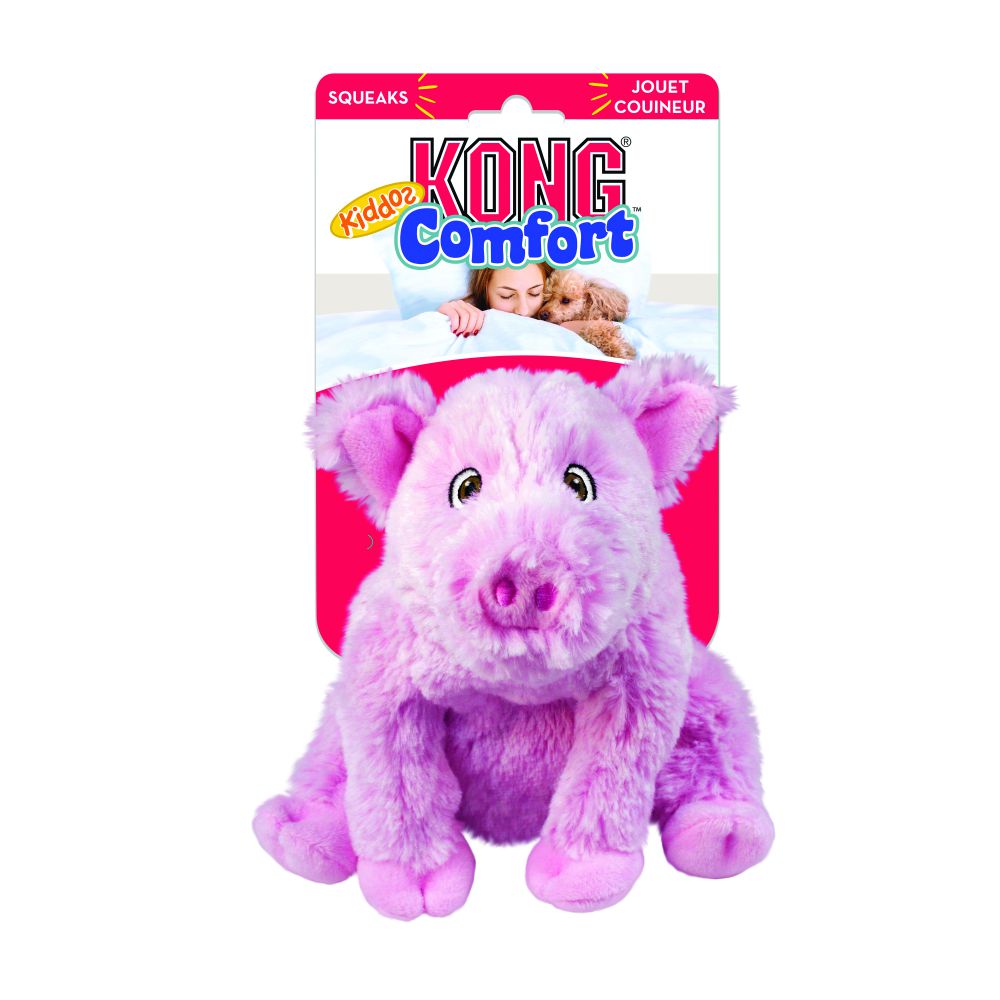 KONG Comfort Kiddos Pig Toy for Dogs - Small