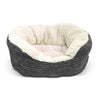 Rosewood 40 Winks Jumbo Cord Plush Dog & cats Bed Grey 63.5cm (25")