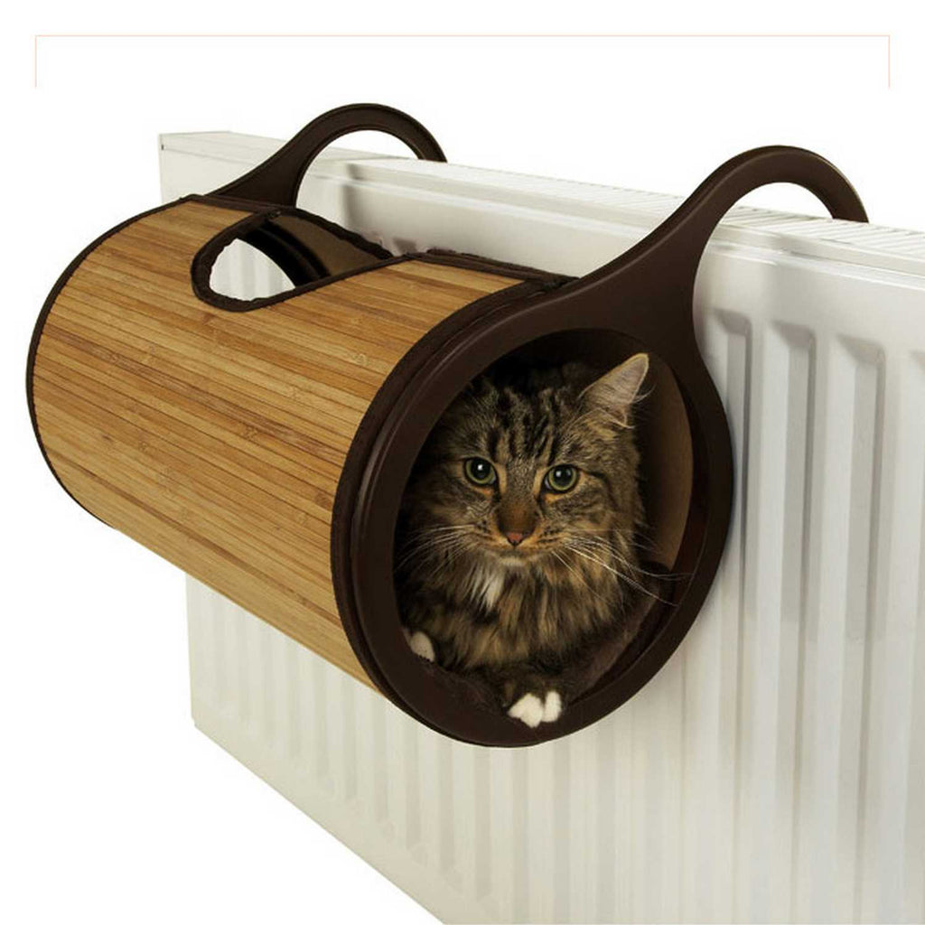 Rosewood Jolly Moggy Natural Bamboo Radiator Bed