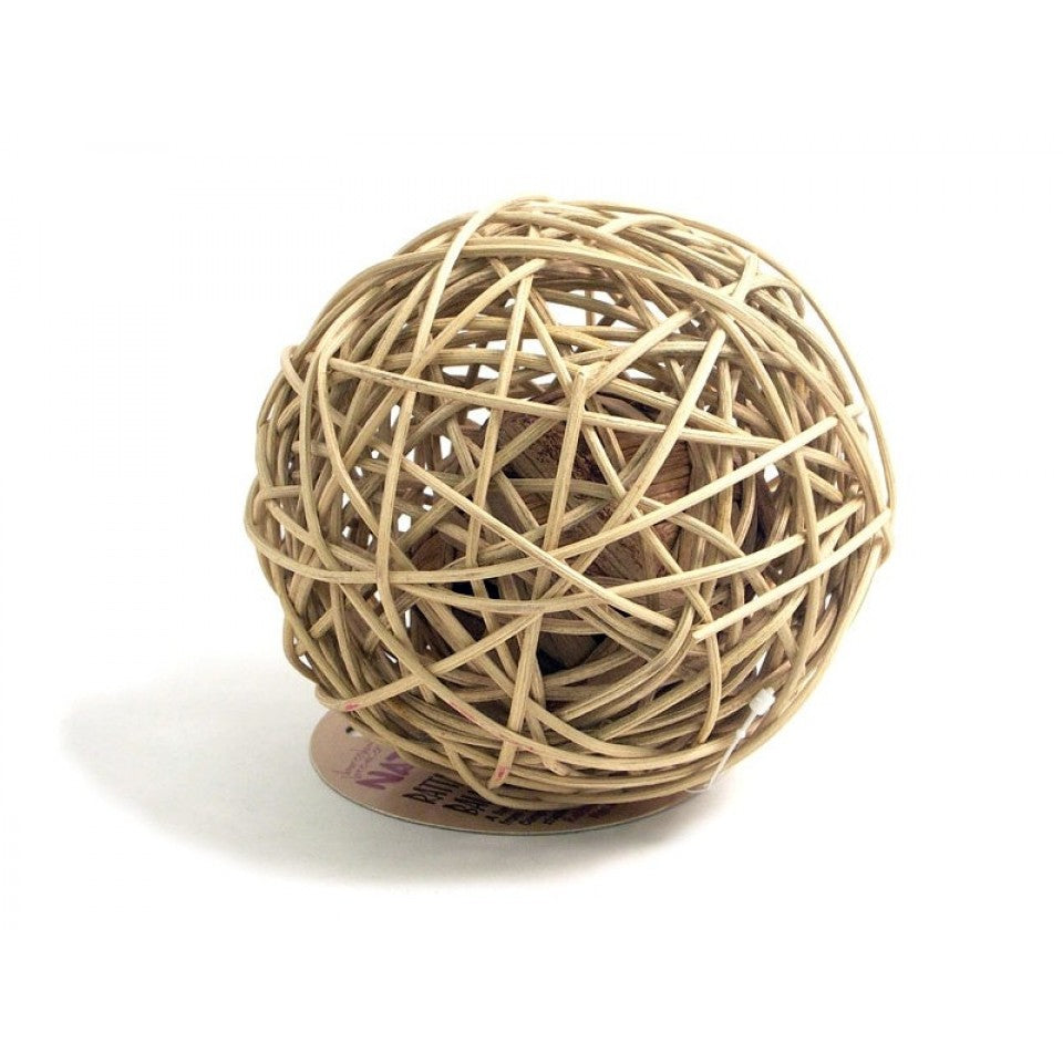 Rosewood Naturals Activity Toy Rattan Wobble Ball Large