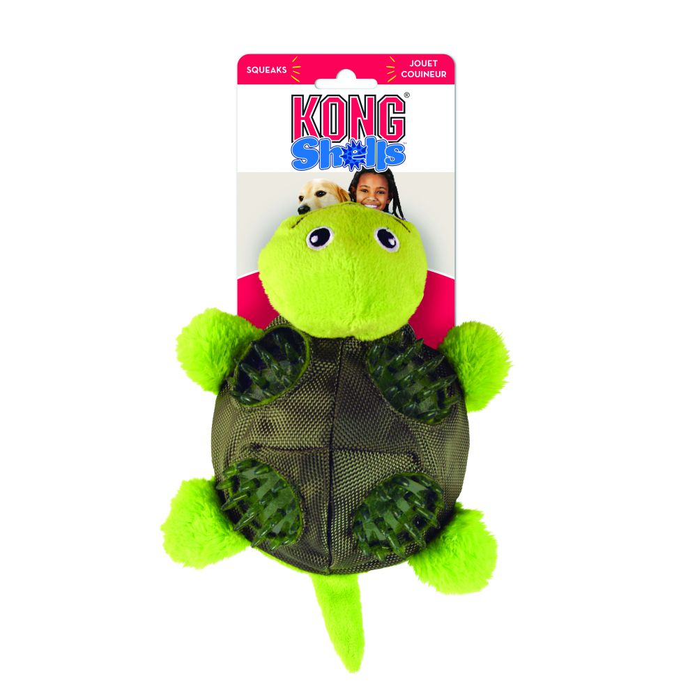 KONG Shells TurtleToy for Dogs - Small