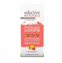 Supreme Selective Naturals Woodland Loops Dandelion & Rosehip TreatS for Guinea Pigs 80g