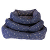 Pet Brands Starry Nights Sofa Bed for Dogs Blue