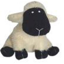 Danish Design Plush Dog Toy Seamus The Sheep - 5.4cm