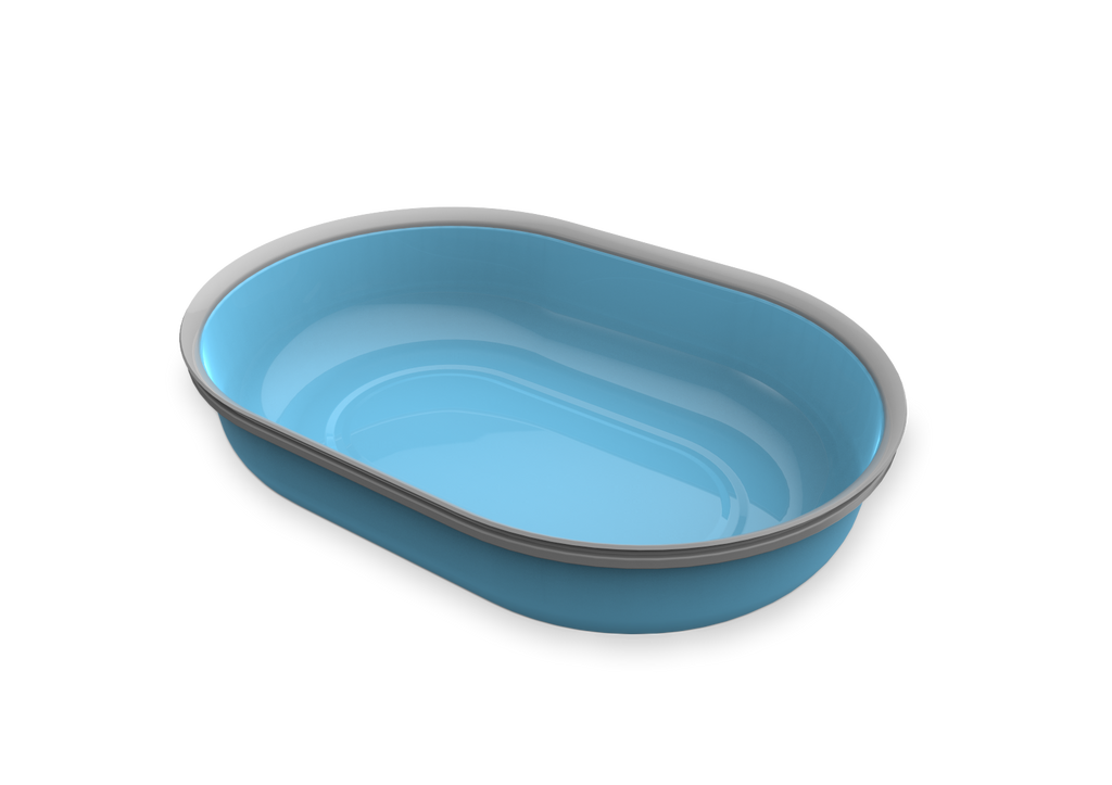 Surefeed Feeder Mat And Bowl Set Blue