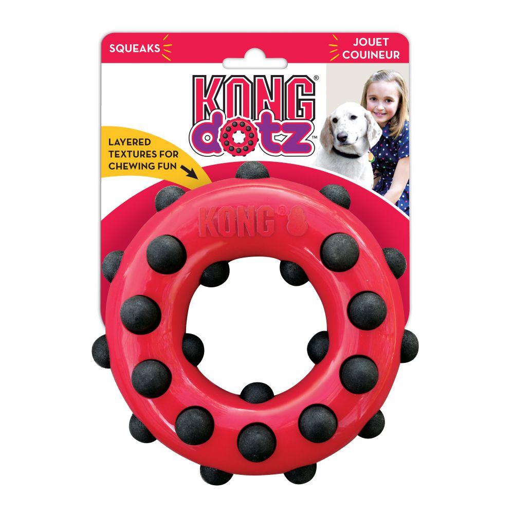 KONG Dotz Circle Toy for Dogs