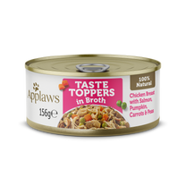 Applaws Taste Toppers Natural Chicken Salmon & Veg In Broth Wet Dog Food