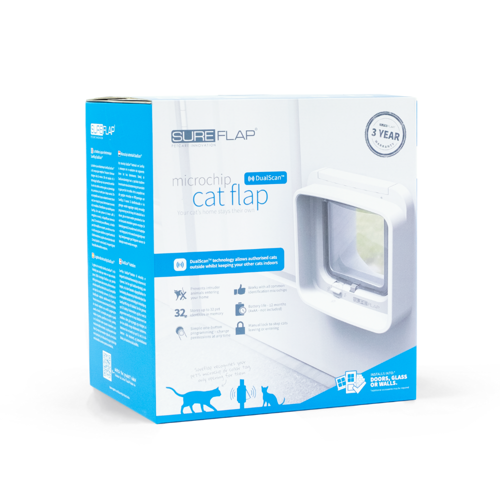 Sureflap Dualscan Microchip Cat Flap Petwell - Main Image
