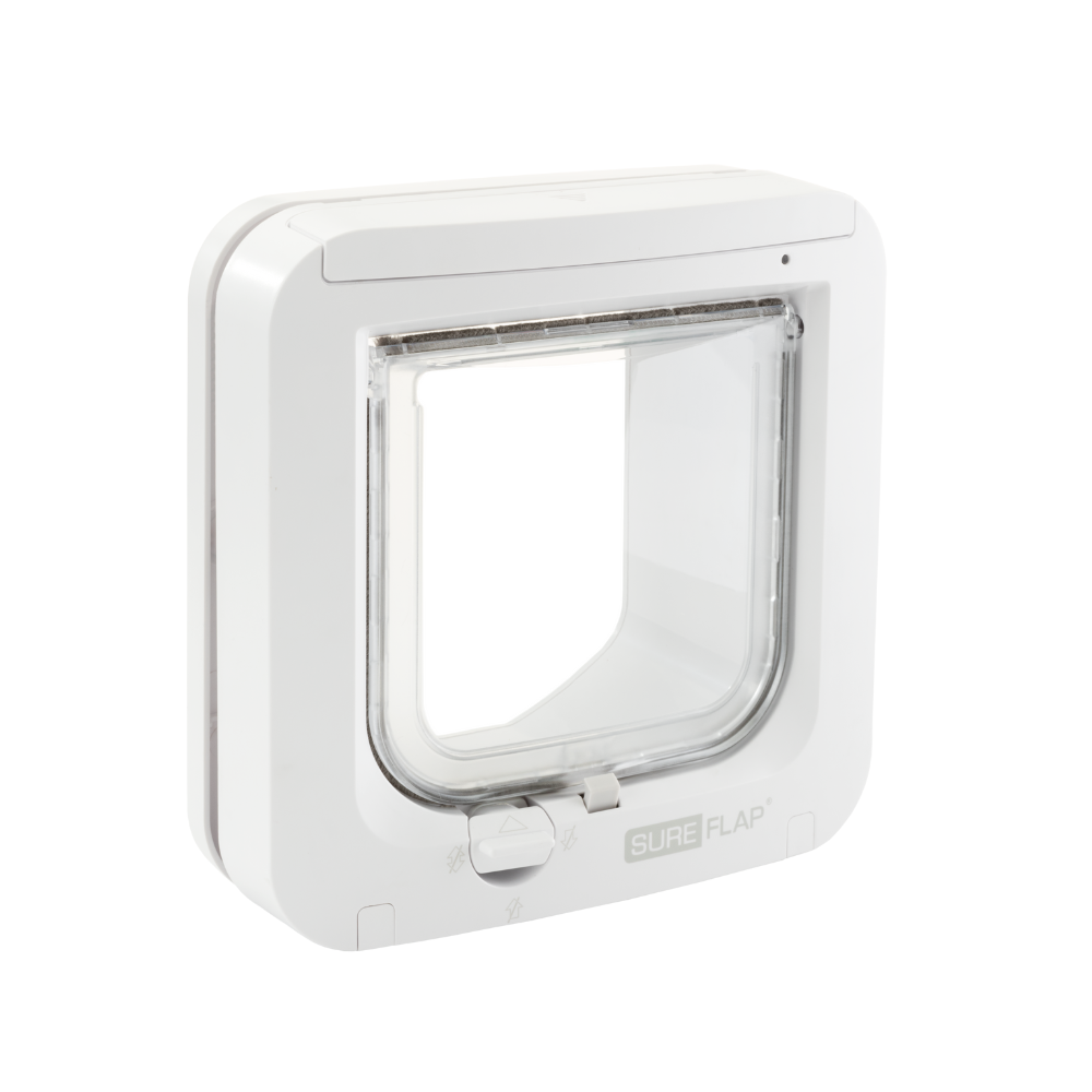 Sureflap Microchip Cat Flap White Petwell