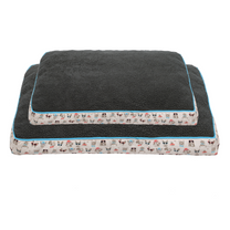 Ministry Of Pets Printed Mattress Bed - Grey