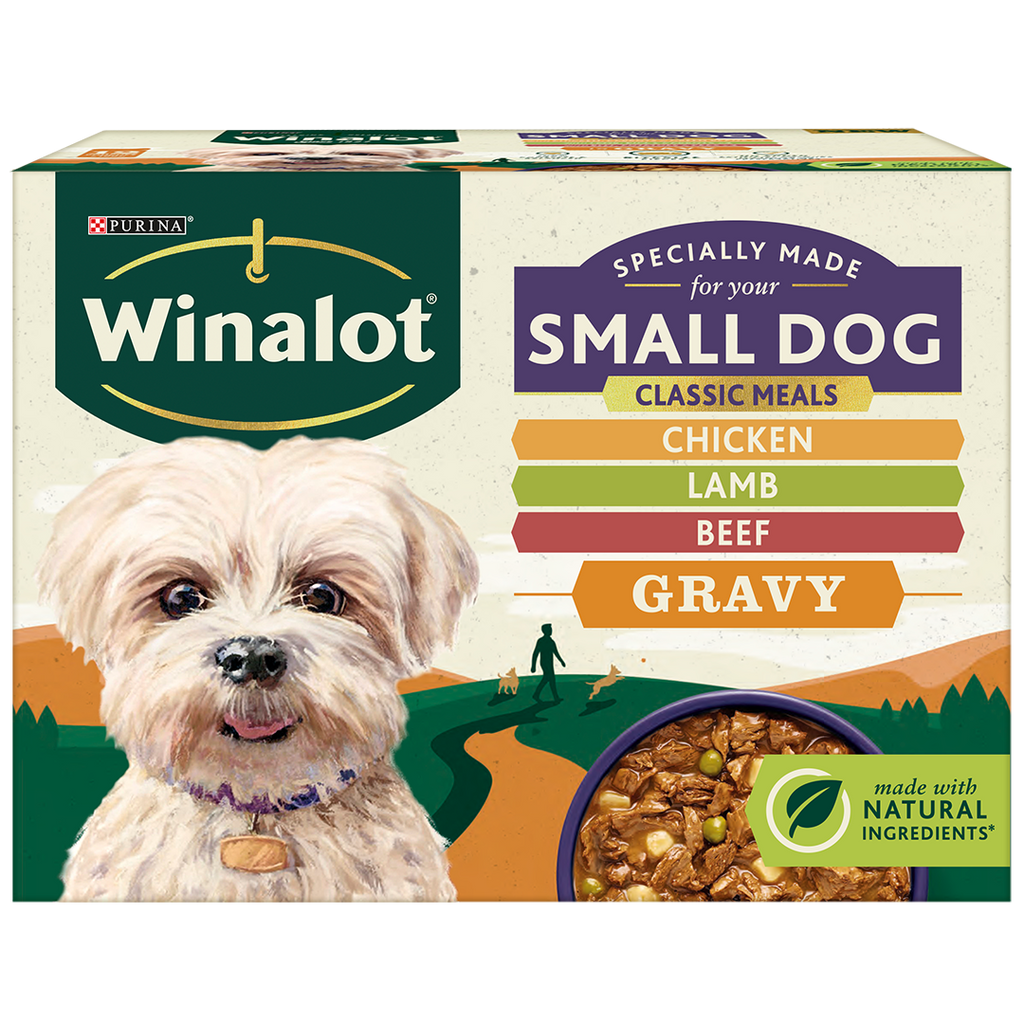 Winalot Small Dog Wet Dog Food Pouches Mixed In Gravy