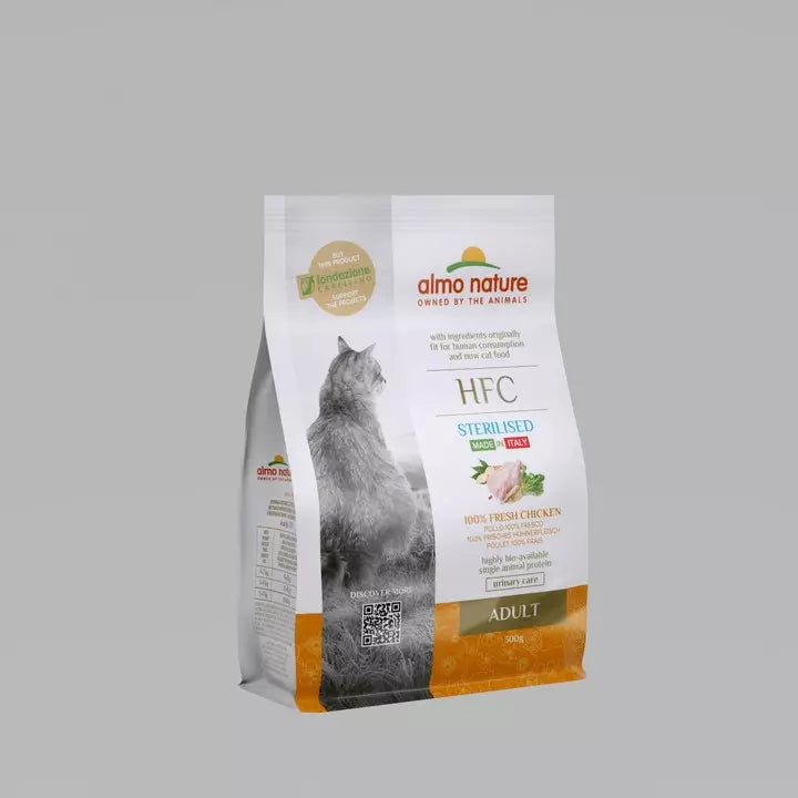 Almo Nature HFC for Sterilized Adult Cats - Dry Food 100% Fresh Chicken