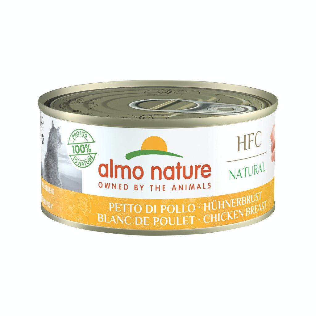 Almo Nature HFC Natural Wet Cat Food in Tin - Chicken Breast