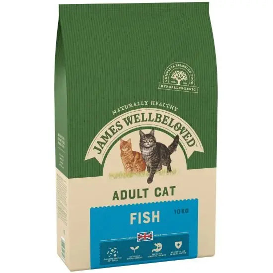 James Wellbeloved Feline Light Food Adult Ocean White Fish & Rice - 1.5kg