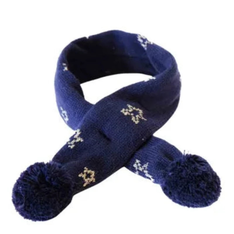 Pet Brands Starry Nights Gold Star Print Scarf for Dogs